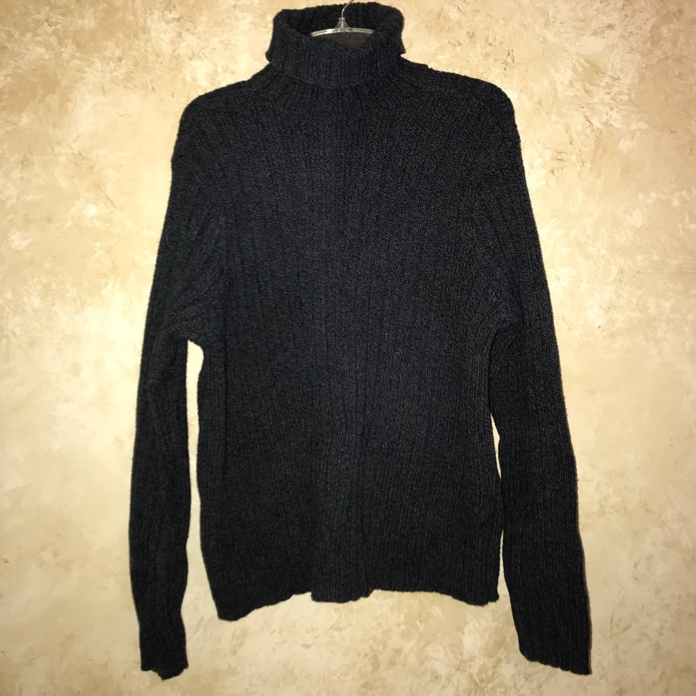 Navy Blue Polo Turtle neck